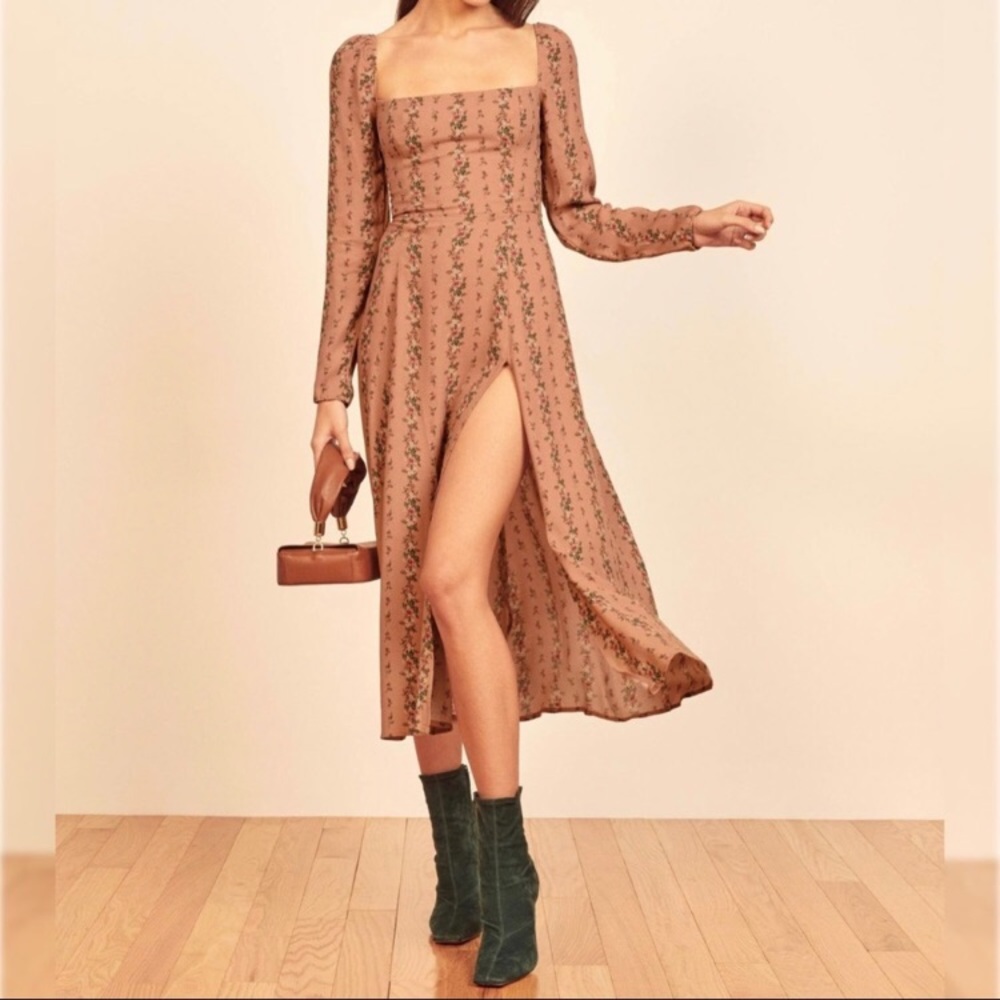 Reformation Sigmund Dress in Boudoir